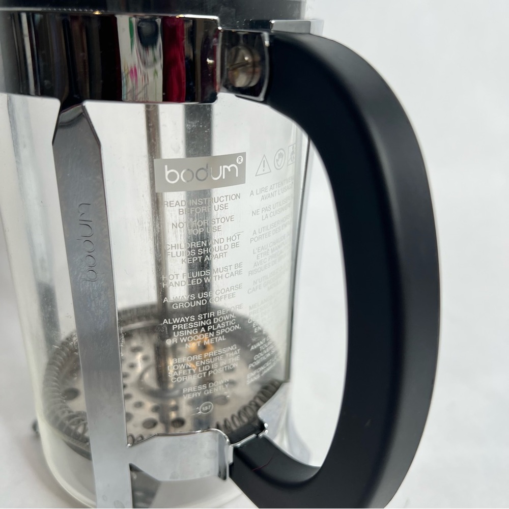 Bodum Chambord French Press Coffee Plunger 1 Liter Capacity EUC 157 - Picture 2 of 4